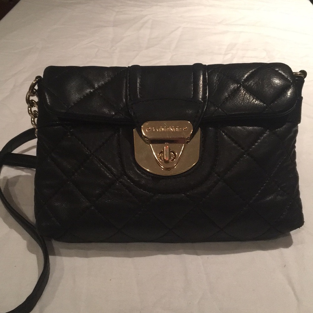 Black Leather Calvin Klein Crossbody